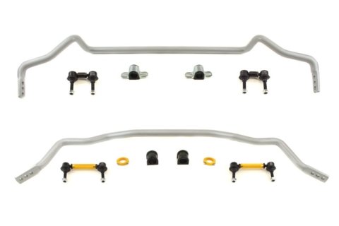 Whiteline 10-15 Mitsubishi Lancer EVO (MR/GSR) / 2015 EVO Final Edition Front & Rear Sway Bar Kit (Bundled Kit)