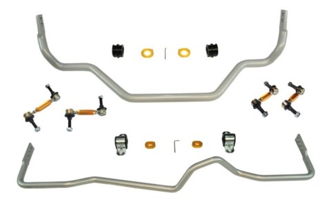Whiteline 03-08 Nissan 350Z / Infinti G35 Front and Rear Swaybar Assembly Kit (1x whlKLC141, 1x whlKLC110, 1x whlBNF33Z, 1x whlBNR30Z)