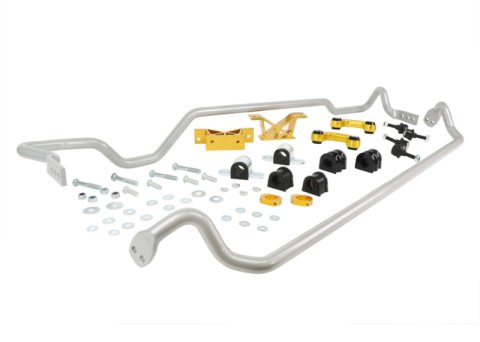 Whiteline 02-07 Subaru Impreza WRX Front & Rear Sway Bar Kit 24mm w/Mounts (1x whlKLC139, 1x whlKBR21-24, 1x whlBSF33XZ, 1x whlBSR36XZ, 1x whlKLC26)