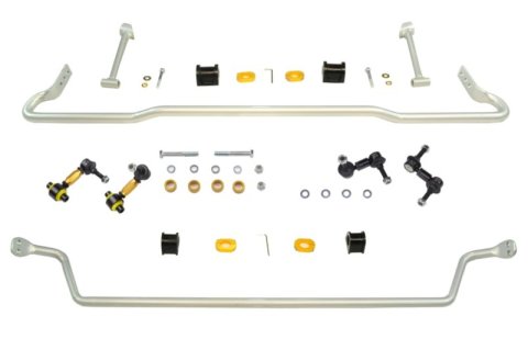 Whiteline 08-14 Subaru WRX / 11-14 WRX Front And Rear Sway Bar Kit (1x whlKLC139, 1x whlKLC182, 1x whlBSF39Z, 1x whlBSR49XZ)