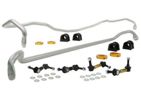 Whiteline 05-06 Subaru Legacy / 06-09 Legacy Spec.B Front and Rear Swaybar Assembly Kit (1x whlKLC139, 1x whlKLC144, 1x whlBSF30Z, 1x whlBSR39Z)