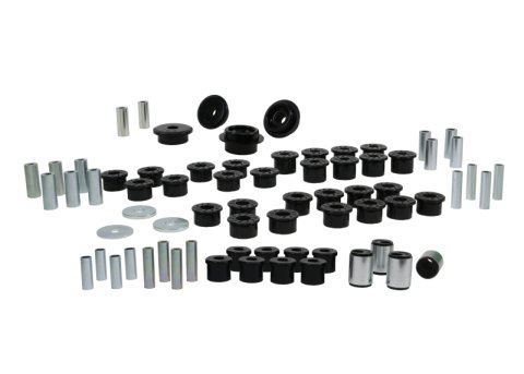 Whiteline 90-05 Mazda Miata (NA/NB Chassis) Front + Rear Vehicle Essentials Kit (1x whlKDT954, 1x whlWEK098, 1x whlWEK099)
