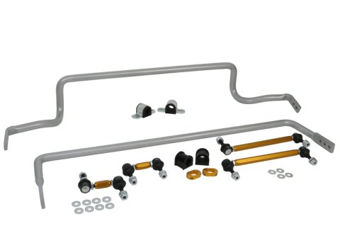 Whiteline 08-17 Mitsubishi Lancer Front & Rear Sway Bar Kit (1x whlKLC144, 1x whlBMR86XZ, 1x whlBMF56XZ, 1x whlKLC163)