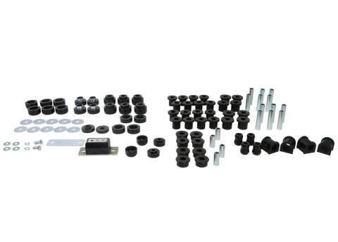 Whiteline 87-95 Jeep Wrangler Essential Front and Rear Vehicle Kit (Bundled Kit)