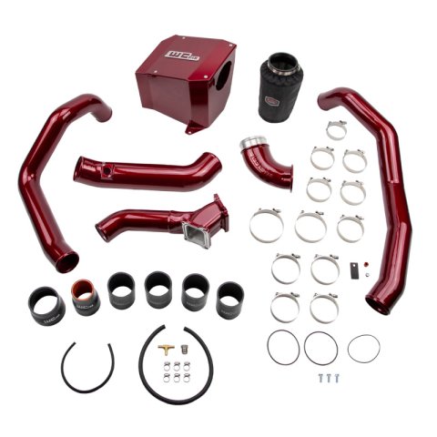 Wehrli 01-04 Duramax LB7 Stage 2 High Flow Bundle Intake Bundle Kit - Bengal Silver (1x wcfWCF100300-BS, 1x wcfWCF100411-BS)