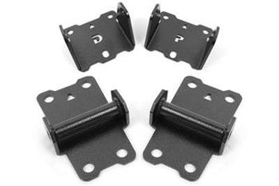 BMR 82-92 GM F-Body Solid Motor Mount Kit - Black Hammertone (1x bmrMM331H, 1x bmrMM334H)