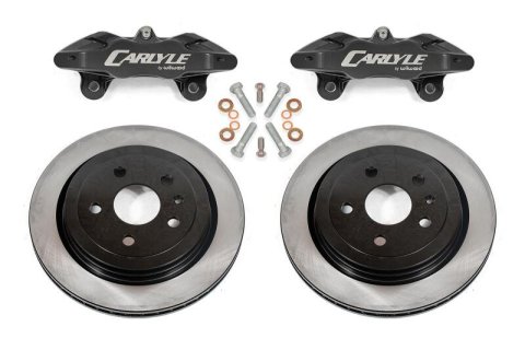 BMR 05-13 Chevrolet Corvette 15in Conversion Kit w/ Solid Rotors & Black Calipers (1x bmrSPN550, 1x bmrDBK550)