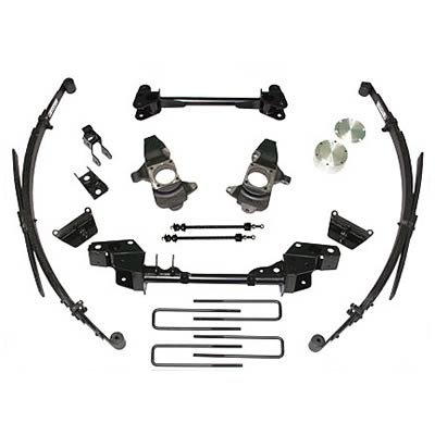 Skyjacker 6"SYS,01-10 GMC 2500HD 4X4 (2x skyCR75S, 1x skyC9681A-NSP, 1x skyC9682BS)