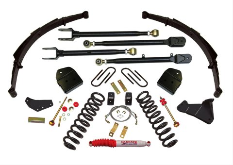Skyjacker 4"SYS,05 F250 4WD/GAS W/LKS (1x skyF540, 2x skyFR94S, 1x skyF5451S, 1x skyF58484LU)