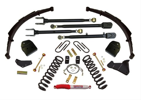 Skyjacker 4"SYS,08 F250 4WD/GAS W/LKS (1x skyF540, 2x skyFR84S, 1x skyF8451S, 1x skyF58484LU)
