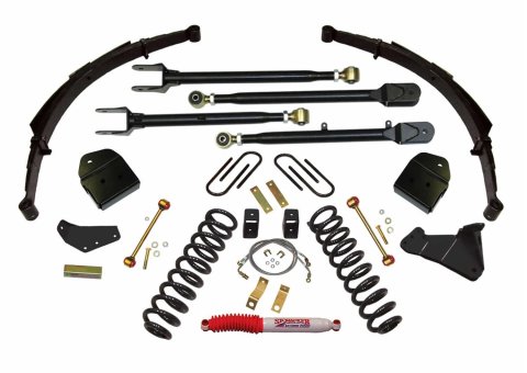 Skyjacker 4"SYS,08 F350 4WD/GAS W/LKS (1x skyF540, 2x skyFR84S, 1x skyF58484LU, 1x skyF8451SH)