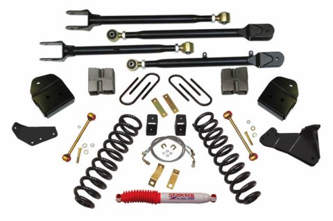 Skyjacker 4"KIT,08 F350 4WD/DSL W/LKS (1x skyF58484LU, 1x skyF8451H, 1x skyF545V)
