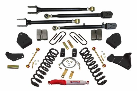 Skyjacker 6"SYS,08 F350 4WD/GAS W/LKS (1x skyF560, 2x skyFR86S, 1x skyF58484LU, 1x skyF8651SH)