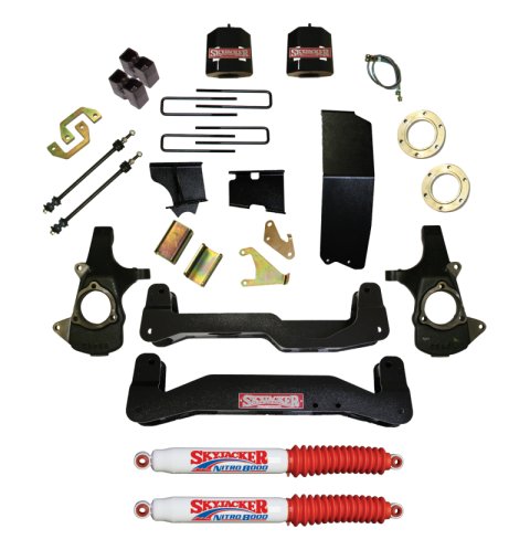 Skyjacker 6-7"KT,SPA,ALUM,14>GMNITROS (1x skyC14660SP, 1x skyC14661PR, 1x skyC14661AAL, 2x skyN8036)