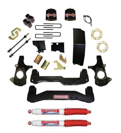 Skyjacker 6-7"KT,SP,STL,14>K1500NITRO (1x skyC14660SP, 1x skyC14661PR, 2x skyN8036, 1x skyC14661A)