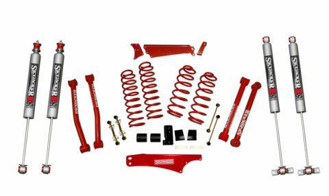 Skyjacker 4"KIT,07-09JK RED W/ M95 (1x skyJK401CR, 1x skyJK40FRCR, 2x skyM9565, 2x skyM9567)