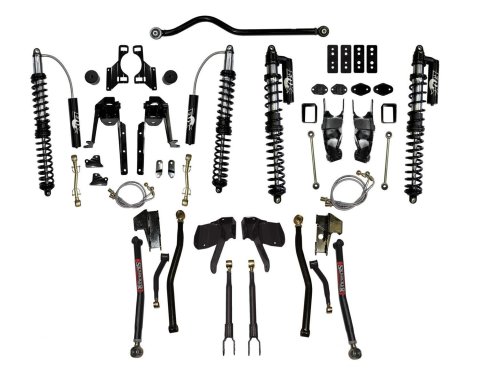 Skyjacker 07-16 Jeep JK 3.5-4.5in Long Arm LeDuc Series Coil-Over Kit (Requires Pitman Arm) (Bundled Kit)