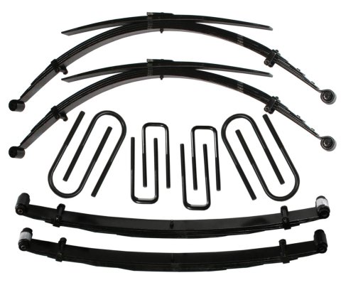 Skyjacker 77.5-79 Ford F-250 (Low Boy 4WD) 6in Suspension Lift System w/ Black MAX Shocks (Bundled Kit)