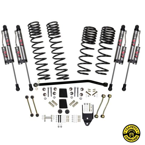 Skyjacker 20-23 Jeep Wrangler JL 4WD (Non-Rubicon) Long Travel 4in Coil System w/Reservoir Shocks (1x skyJL40BLTD, 1x skyJL3540X)
