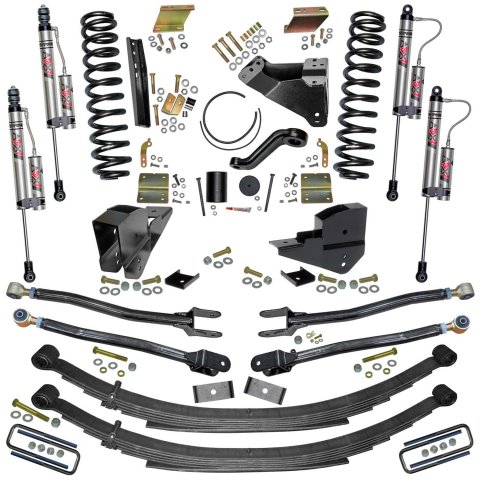 Skyjacker 6 In. Suspension Lift Kit 4-Link w/ ADX 2.0 Monotube Shocks (1x skyF565V, 2x skyFR175S, 2x skyA2068, 2x skyA2093, 1x skyRAB2346, 1x skyF23484LA, 1x skyF23651S)
