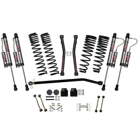 Skyjacker 2021+ Jeep Gladiator 4WD Diesel 3.5in Front / 2in Rear Lift Kit (1x skyG351RLTD, 1x skyG35X)
