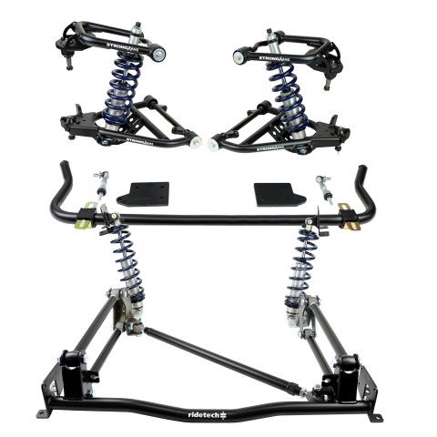 Ridetech 55-57 Chevy w/ One Piece Frame TQ CoilOver System (Bundled Kit)