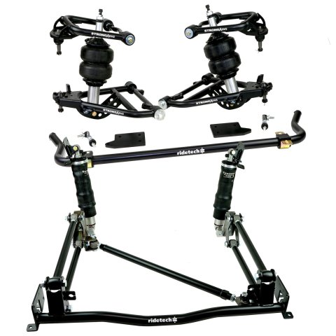 Ridetech 55-57 Chevy w/ Two Piece Frame TQ Air Suspension System (Bundled Kit)