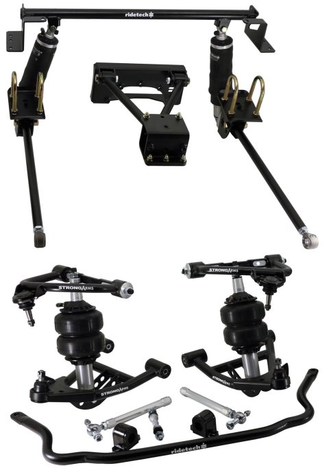 Ridetech 82-03 Chevy S-10 and GMC S15 Air Suspension System (1x rid11393001, 1x rid21150701, 1x rid11399599, 1x rid11397199, 1x rid11399120)
