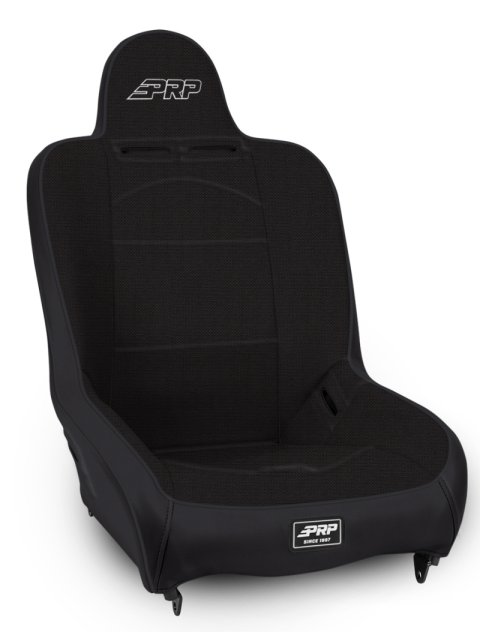 PRP Premier High Back Suspension Seats Kit for Jeep Wrangler JK/JKU (Pair) - Black (2x prpA100110-50, 2x prpC38)
