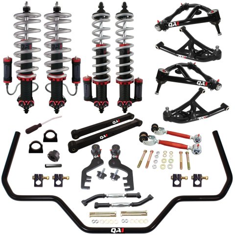 QA1 Level 3 Full Vehicle Drag Racing Suspension Kits DK23-GMA2 Handling Packages, Racing, Coil Springs, Shocks/Struts, Control Arms, Rear Sway Bar, 0-2.000 in. Drop, Buick, Chevy, Olds, Kit