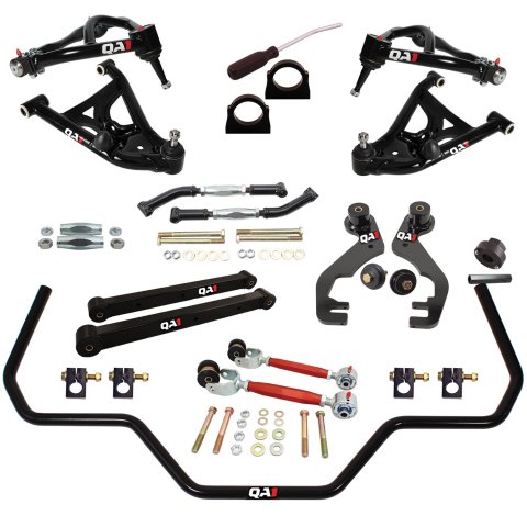 QA1 Level 3 Full Vehicle Drag Racing Suspension Kits DK33-GMG1 Handling Packages, Racing, Rear Sway Bar, Trailing Arms, Control Arms, Buick, Chevrolet, GMC, Oldsmobile, Pontiac, Kit