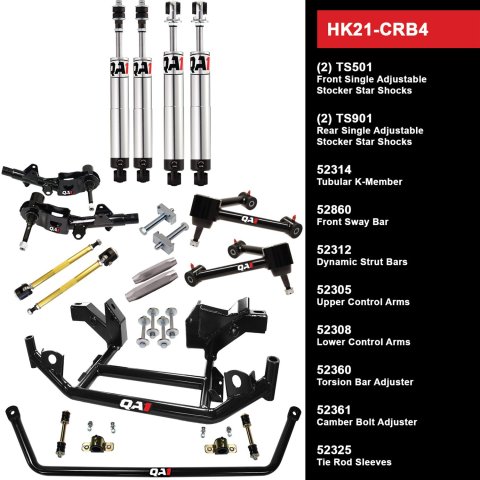QA1 71-72 Mopar B-Body Handling Kit - Level 1 (Bundled Kit)