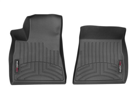 WeatherTech 2017+ Tesla Model 3 Front and Rear FloorLiner - Black (1x wet4412202, 1x wet4412201)