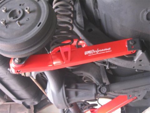 UMI Performance 59-64 GM B-Body Rear Suspension Kit 3-Link- Chevy only - Black (Bundled Kit)