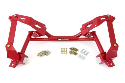 UMI Performance 82-92 GM F-Body K-member LSX Engines Coil Overs - Red (1x umi2409-R, 1x umi2402-R)