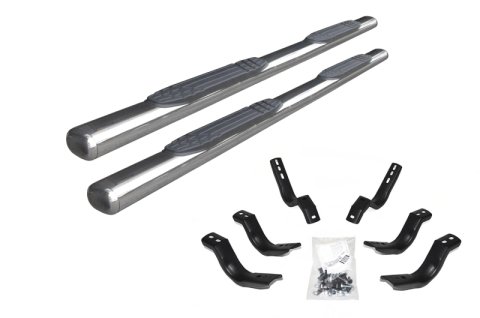Go Rhino 19-20 Chevy 1500 4in 1000 Series Complete Kit w/Sidestep + Brkts (1x gor10487PS, 1x gor6840475)