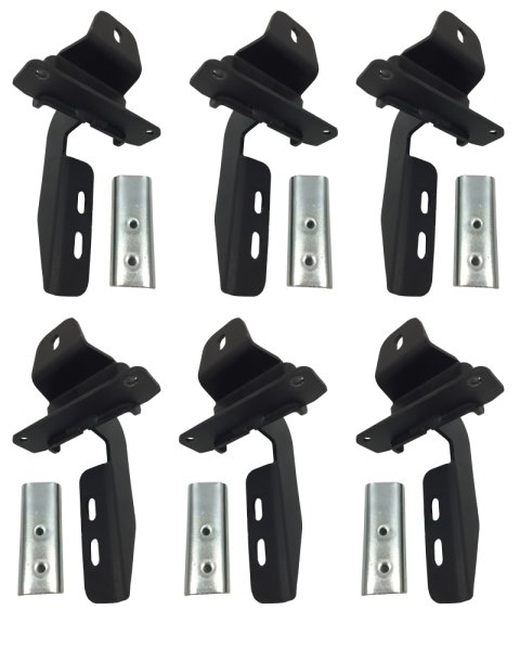 Go Rhino 18-20 Jeep Wrangler JLU 4in 1000 Series Complete Kit w/Sidestep + Brkts (1x gor10473PS, 1x gor6845065)