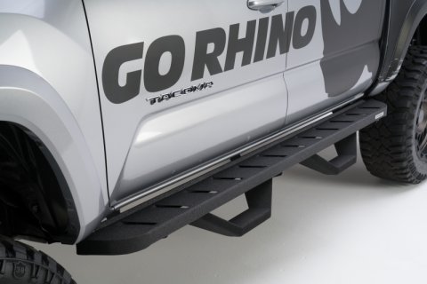 Go Rhino 15-20 Ford F-150 RB10 Complete Kit w/RB10 + Brkts + 2 RB10 Drop Steps (1x gor630080PC, 1x gor6941555, 2x gor69420000PC)