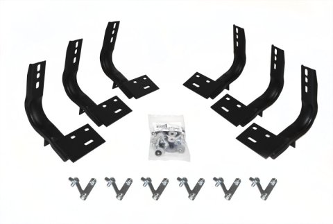 Go Rhino 09-14 Dodge Ram 1500 6in OE Xtreme II Complete Kit w/SideSteps + Brkts (1x gor660152T, 1x gor6840995)