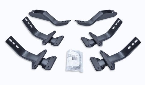 Go Rhino 17-20 Ford F-150 Raptor 6in OE Xtreme II Complete Kit w/SideSteps + Brkts (1x gor660180PS, 1x gor6841565)