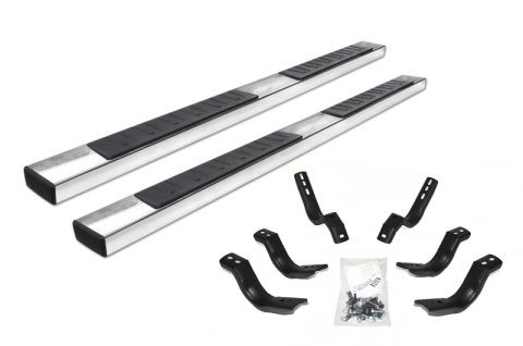 Go Rhino 20-20 Jeep Gladiator JT 6in OE Xtreme II Complete Kit w/SideSteps + Brkts (1x gor660187PS, 1x gor6845165)