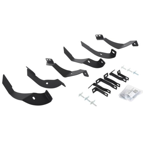 Go Rhino 15-19 Chevrolet Silverado 2500HD, 3500HD Vertex V3 - Sidestep + Brkts (1x gor6940516, 1x gorV300087T)