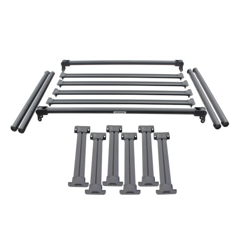 Go Rhino 15-22 Chevrolet/GMC Colorado/Canyon XRS Overland Xtreme Rack - Black (1x gor5951000T-01, 1x gor5951000T-02)