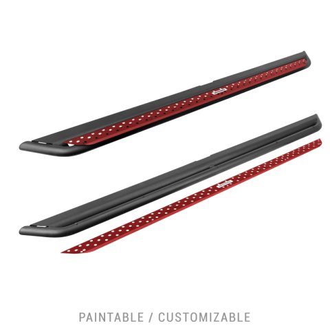 Go Rhino 2021+ Ford Bronco Dominator Extreme Side Steps w/Brackets - Textured Black (1x gorD64129TK, 1x gorDSS60057T)