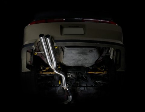 ISR Performance Series II - EP Dual Tip Blast Pipe Exhaust System- Non Resonated 95-98 Nissan 240sx (1x isrIS-S2NRMD-S14, 1x isrIS-S2RO-EPD-S14)