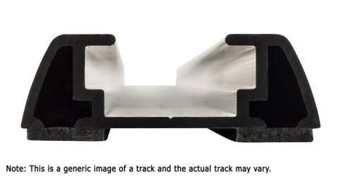 Rhino-Rack 97-01 Honda CR-V 4 Door SUV Heavy Duty RLTP Track Mount 2 Bar Roof Rack - Black (2x rhrRB1250B, 2x rhrRLTP, 1x rhrRTV148)