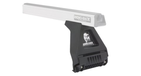 Rhino-Rack 92-14 Ford E-Series 2 Door Van Heavy Duty RL150 2 Bar Roof Rack - Black (2x rhrRB1800B, 2x rhrRL150S10)