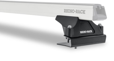 Rhino-Rack 14-21 Ford Transit 2 Door Wagon Heavy Duty RLTP 4 Bar Roof Rack - Black (4x rhrRB1800B, 4x rhrRLTPFC)