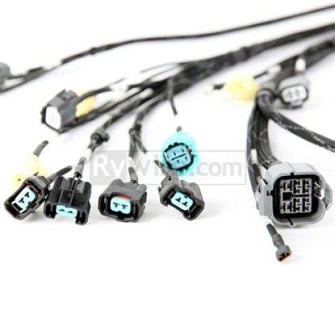 Rywire Honda B-Series OBD2 Tuck Budget Engine Harness w/Chassis Specific Adapter (1x rywRY-B2-BASE, 1x rywRY-B-SUB-EF-DX-LATE)