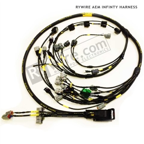 Rywire Honda B-Series AEM Infinity 508 MS Engine Harness w/Chassis Specific Adapter (1x rywRY-B-INFINITY, 1x rywRY-B-SUB-EF-DX-LATE-INFINITY)